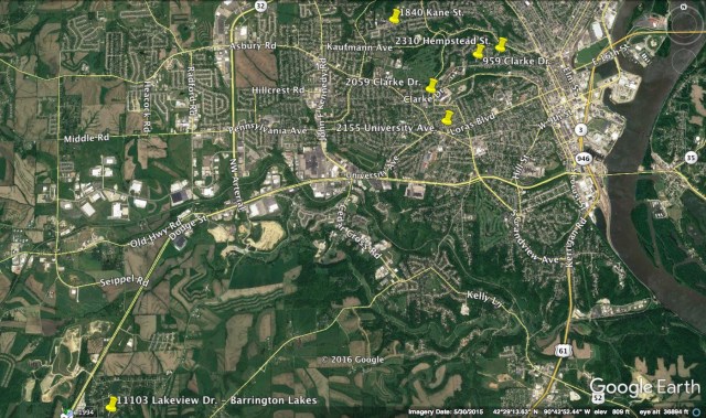 2017 Tour of Gardens Map